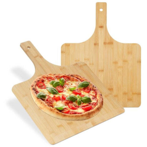 Set di 2 cestelli per pizza XXL in bambù