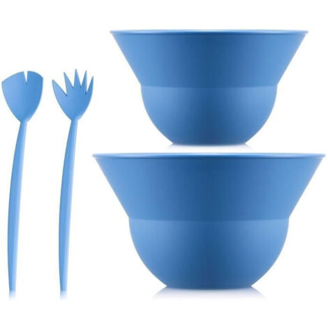 Set di 2 ciotole 3 L e 4,9 L con posate per insalata - BODUM - Topee - Matisse