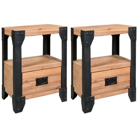 Cubo tavolino in legno massello 45x45x45cm