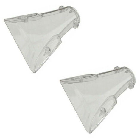 Set di 2 coperture di ricambio a forma di coda di pesce, estrattore per tappeti auto per Karcher Puzzi 8/1 puzzi10/1