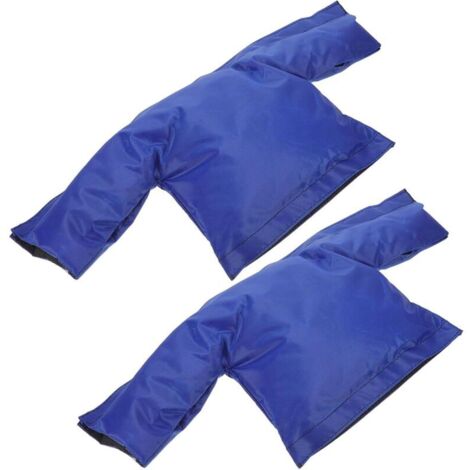 Set di 2 coperture protettive invernali spesse e resistenti al gelo per contatori dell'acqua, con guaina isolante.