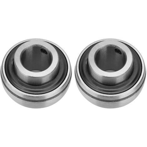 Set di 2 cuscinetti a sfera UC205 25x52x15mm - Inserto in acciaio