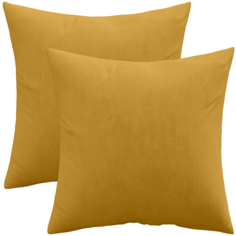 Set di 2 cuscini in velluto - copertura e imbottitura - Mesmal Oro