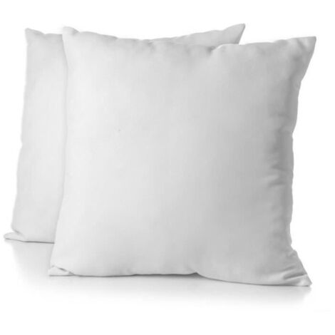 Set di 2 federe - HOME LINGE PASSION - 63 x 63 cm - Bianco