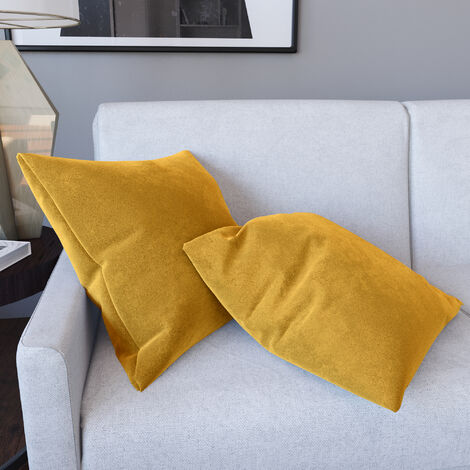 Fodera per cuscino lombare 2 Pack Decorativo a righe Velluto a coste  Rettangolo Cuscino Coperte oblunghe per divano