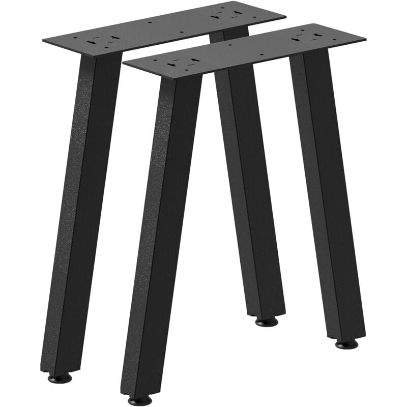 Set di 2 Gambe in Acciaio 'Mariager' per Mobili