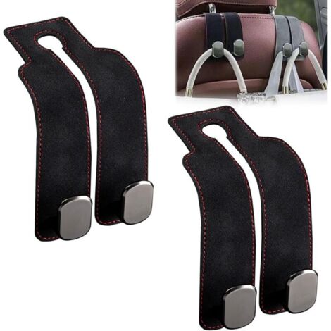 Set di 2 ganci portaoggetti per poggiatesta auto, ganci portaoggetti per schienale del sedile auto, ganci 2 in 1 per poggiatesta per borse e borsette