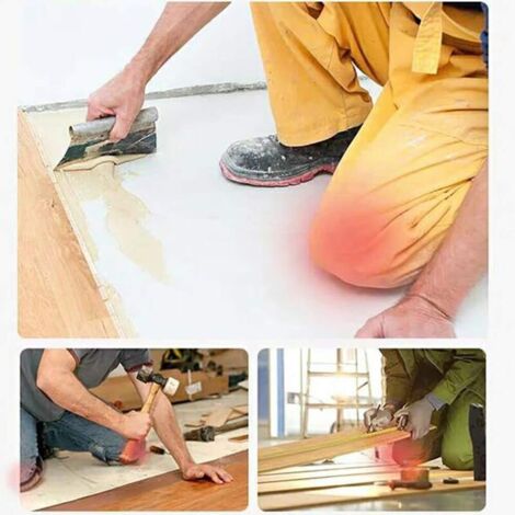Set di 2 ginocchiere flessibili con ruote per giardino e cantiere.