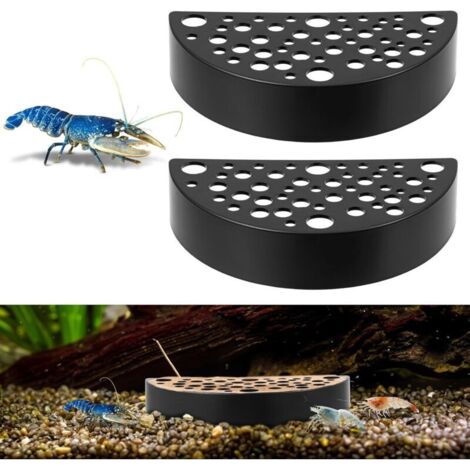 Set di 2 grotte decorative per acquario, nascondigli creativi per gamberetti, accessori per acquario in ABS, grotta per piccoli gamberetti e piccoli pesci in cui nascondersi