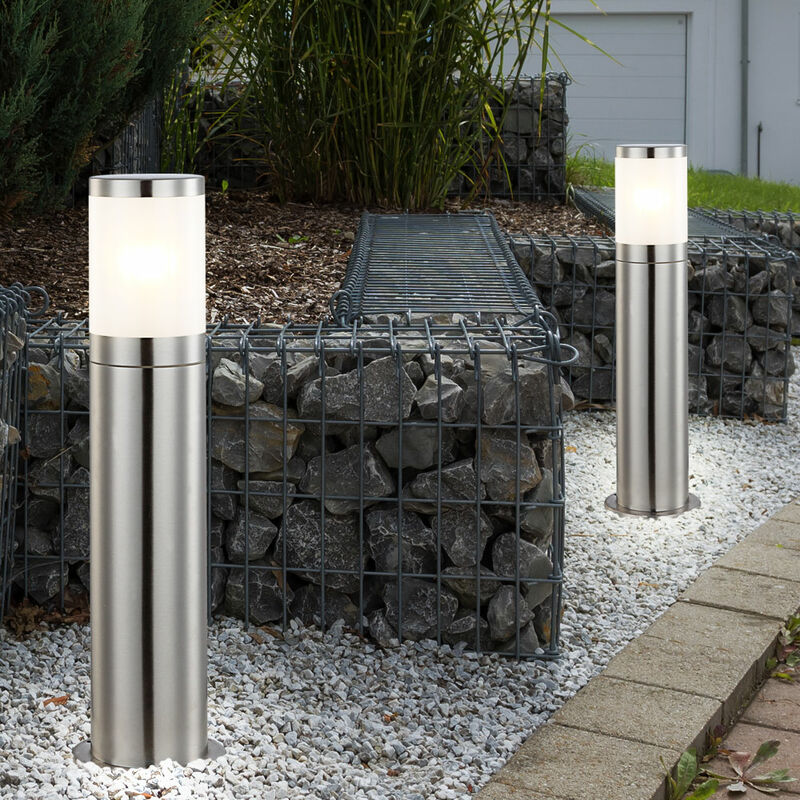 Image of Set di 2 lampade da terra lampada da giardino lampada da terra apparecchio di illuminazione IP44