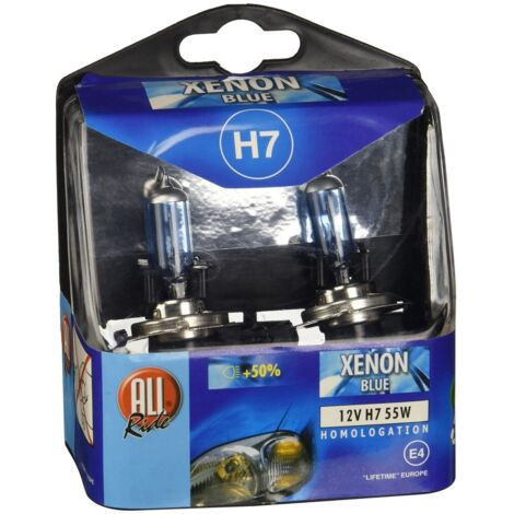 Set di 2 lampadine per auto allo xeno 12V H7 55W