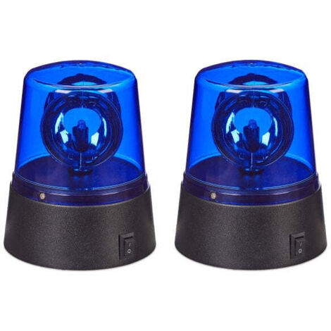Set di 2 luci LED blu