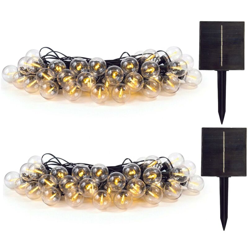 Set di 2 luci solari a stringa 40M BESTY