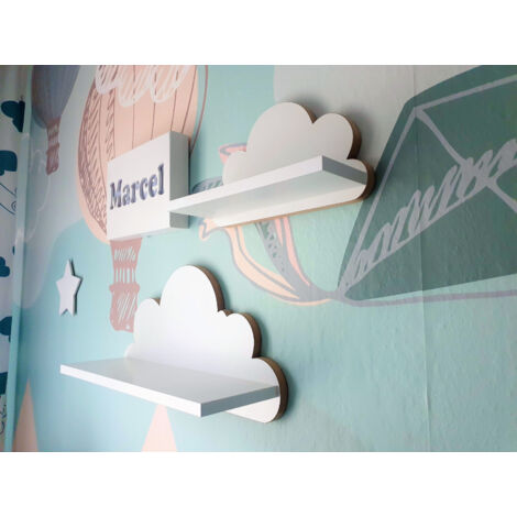 Set di 2 mensole Cloud IBIZA - Elegance