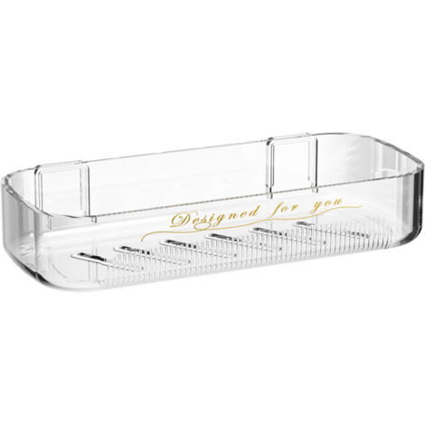 Set di 2 mensole da doccia, mensole da bagno senza foratura, mensole da parete per bagno, per bagno/cucina
