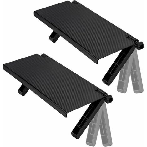 Set di 2 mensole da parete per schermo TV da 33 cm