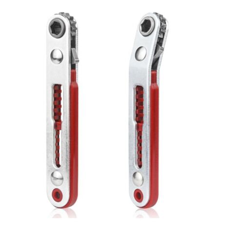 Set di 2 mini cricchetti magnetici, chiave da 1/4 di pollice per la riparazione di elettrodomestici e macchinari.