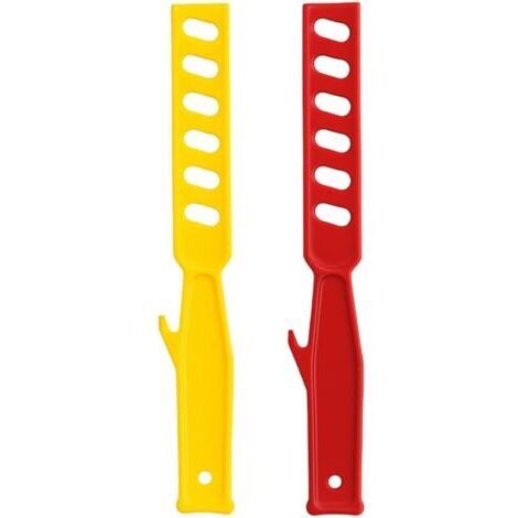 Set di 2 miscelatori manuali per vernici, 280 mm, miscelatori a mano per vasetti, vernici, rivestimenti e liquidi, colore casuale