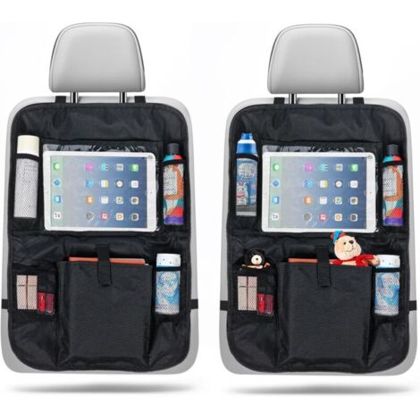 Set di 2 organizer per auto - Impermeabili e resistenti, con ampio spazio, adatti sia per i sedili dell'auto che per la casa.