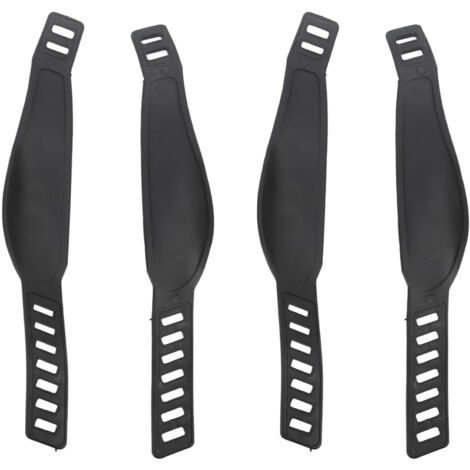 Set di 2 paia di cinghie regolabili e universali per pedali da cyclette, compatibili con la maggior parte dei pedali per cyclette da casa.
