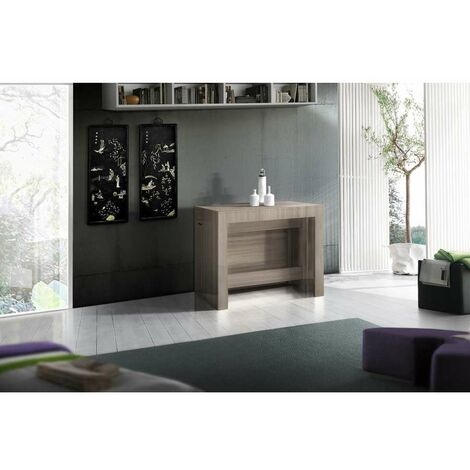 Set di 2 Panche Allungabili per consolle e Tavolo da pranzo 290/66X25X45cm - ORION - Colore: Olmo