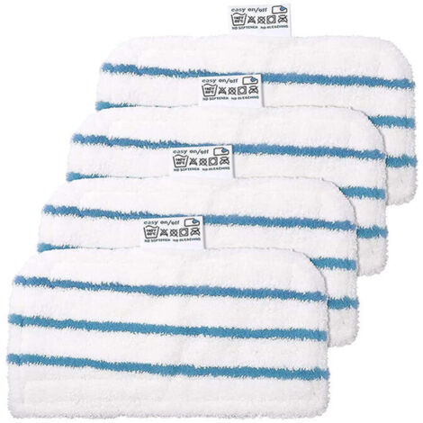 Set di 2 panni multisuperficie per pulitori a vapore – Panni di pulizia in microfibra resistenti – Accessorio per pulitori a vapore