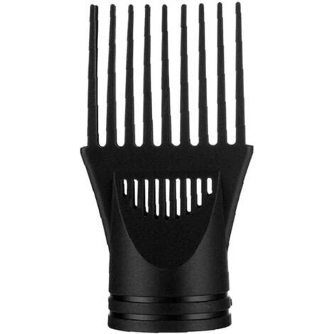 Set di 2 pettini asciugacapelli universali professionali - Capelli naturali - Nero