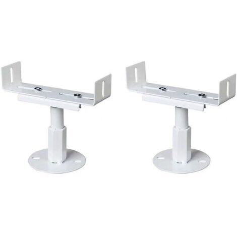 Set di 2 piedini per radiatore in alluminio, regolabili in altezza da 8 a 13 cm, stile architettonico tradizionale, resistenti al sale e all'appannamento, per radiatori in ghisa.