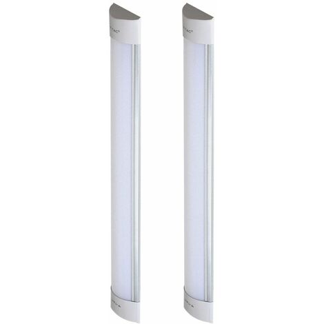 Lampada sottopensile a LED da 8W e 640 lm - dimensioni 573 x 22 x 30 mm,  colore naturale.