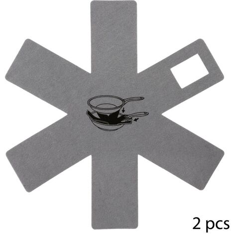 Set di 2 protezioni antigraffio in feltro grigio - 5five