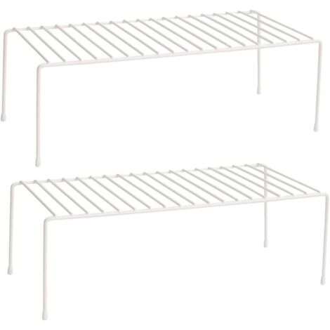 Set di 2 ripiani portaoggetti per mobili da cucina
