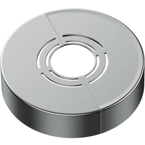 Set di 2 rosette per miscelatore doccia 3 misure in 1, rosetta per rubinetto sdoppiata per Ø 21 mm/26 mm/33 mm, copritubo per radiatore, rosetta per rubinetto doccia, rosetta filettata, rosetta per ra
