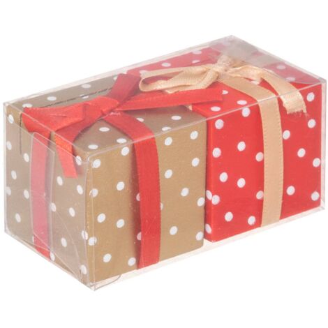 Set di 2 runner da tavolo regalo 4cm - Feeric lights & christmas