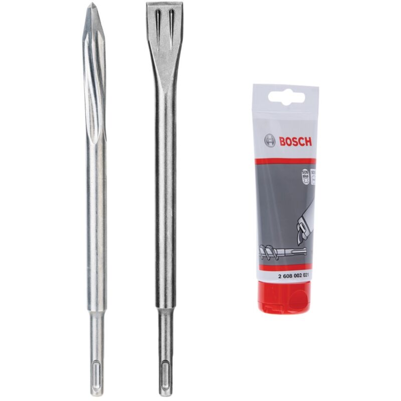 Set di 2 scalpelli + grasso