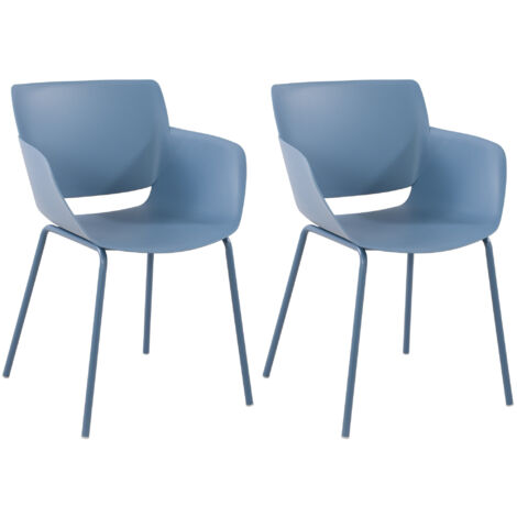Set di 2 sedie Alpena blu