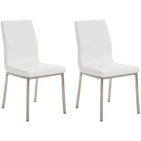 Set di 2 sedie da pranzo Colmar bianco