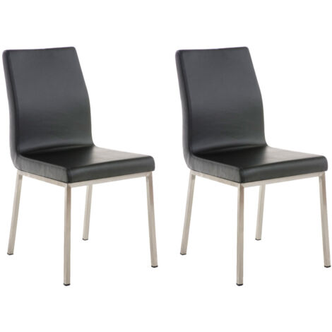 Set di 2 sedie da pranzo Colmar nero