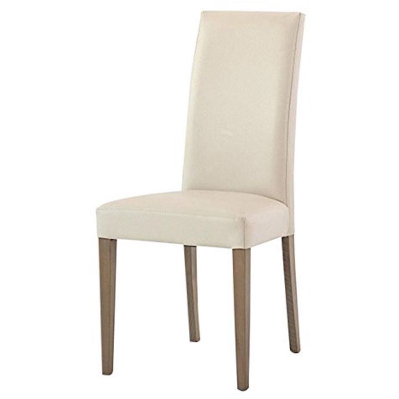 Set di 2 sedie in ecopelle beige - Beige