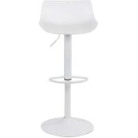 Milani Home s.r.l.s cm 43 x 44 x 75//96 h Sgabello da Bar albergo Hotel Sedia Cucina con Poggiapiedi Altezza Regolabile Girevole Stile Moderno di Design Contemporaneo