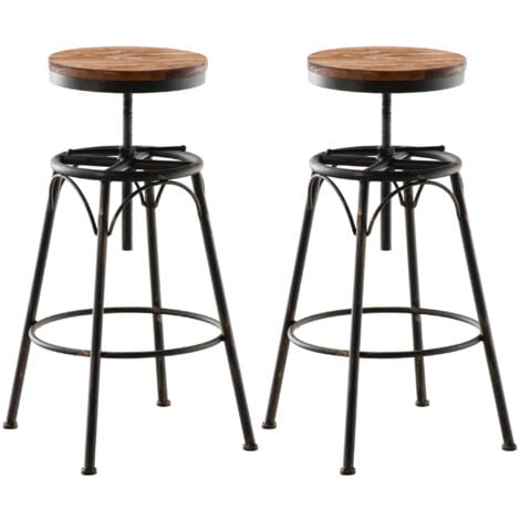 Set di 2 sgabelli da bar Beam bronzo