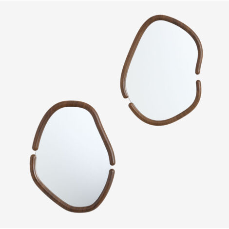 Set di 2 specchi da parete ovali in MDF Vixidel SKLUM            