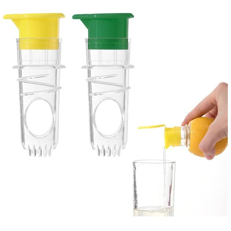 Image of Set di 2 spremiagrumi manuali e 1 spremiagrumi piccolo in acciaio inox - Spremiagrumi manuale - Versatore di lime Elephant - Spremiagrumi manuale