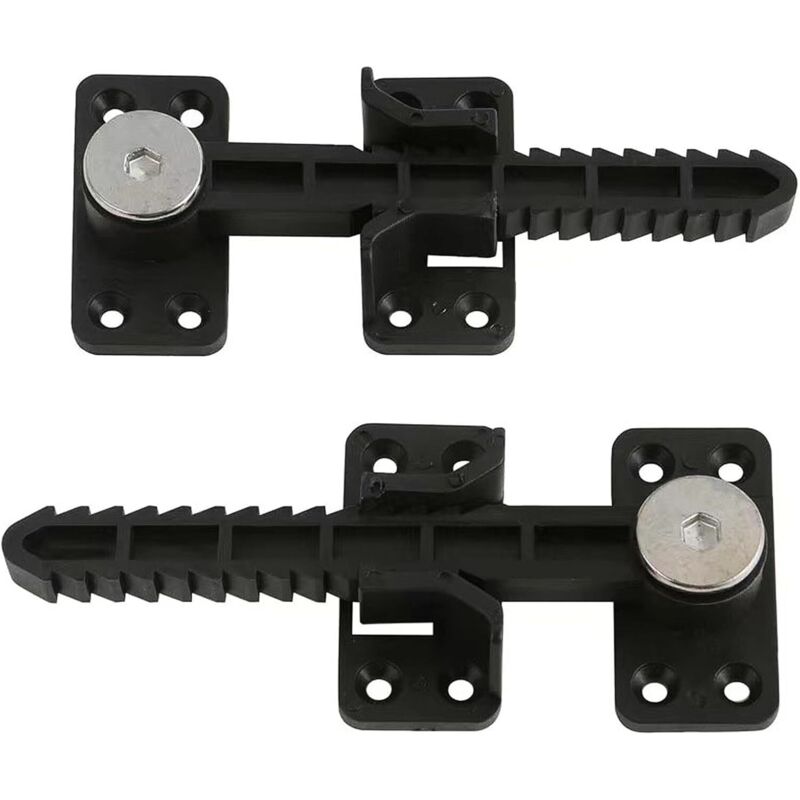 Set di 2 staffe di collegamento per divani componibili con rivestimento in plastica invisibile, giunto dentato per il fissaggio dei mobili del divano