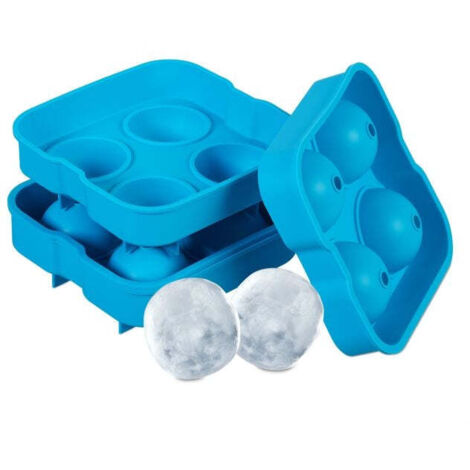 Set di 2 stampi per cubetti di ghiaccio in silicone