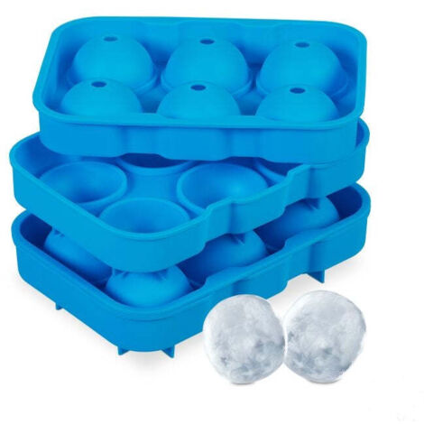 Set di 2 stampi per cubetti di ghiaccio in silicone