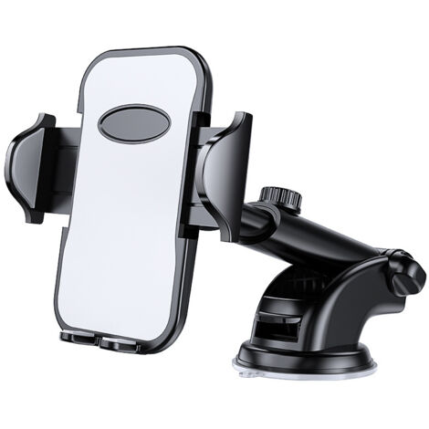 Set di 2 supporti per telefono da auto [Rotazione a 360° e potente ventosa] Supporto per telefono da auto per presa d'aria, parabrezza e cruscotto, compatibile con tutti gli smartphone