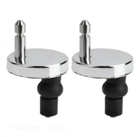 Set di 2 supporti universali per sedile WC, supporti per sedile WC con cerniera