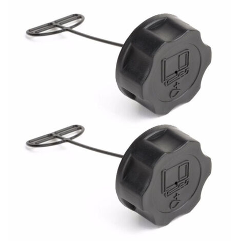 Set di 2 tappi per serbatoio carburante con diametro interno di 33 mm, adatti ai tappi per serbatoio carburante di tosaerba, decespugliatori e tagliasiepi
