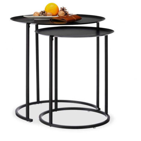 Set di 2 tavolini rotondi 883