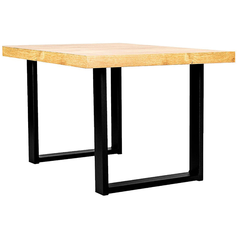 Image of Haloyo - Set di 2 telai per tavolo nero 9072cm base tavolo carrelli portaoggetti gambe tavolo